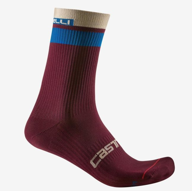 Castelli Castelli - sosete ciclism - Gara Thermal 18 - visiniu |albastru
