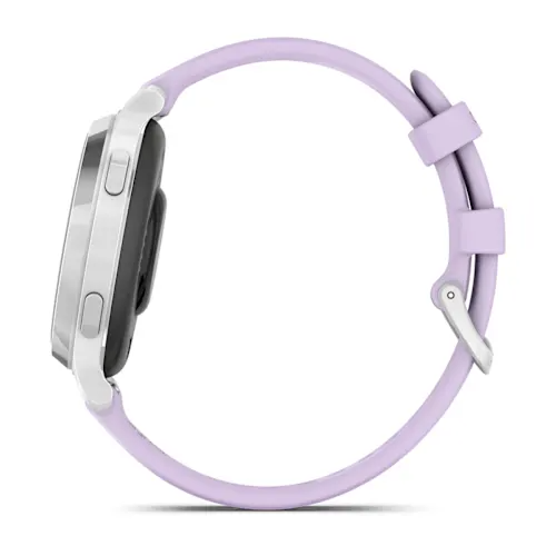 Garmin - Lily 2 Active - Argintiu, curea de silicon Purple Jasmina