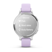 Garmin - Lily 2 Active - Argintiu, curea de silicon Purple Jasmina