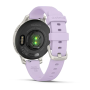 Garmin - Lily 2 Active - Argintiu, curea de silicon Purple Jasmina