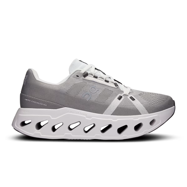 On - pantofi alergare - Cloudeclipse W - alb argintiu Alloy | White