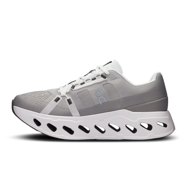 On - pantofi alergare - Cloudeclipse W - alb argintiu Alloy | White
