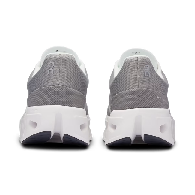 On - pantofi alergare - Cloudeclipse W - alb argintiu Alloy | White