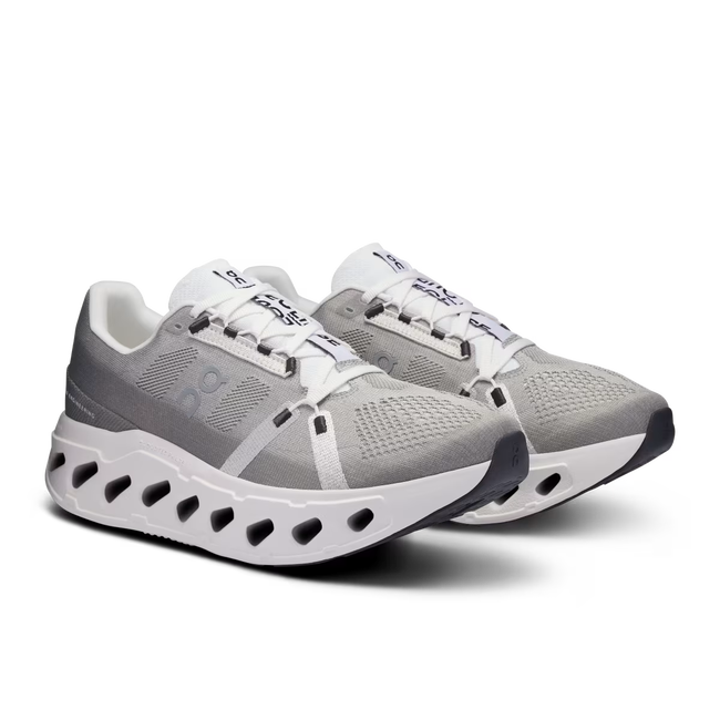 On - pantofi alergare - Cloudeclipse W - alb argintiu Alloy | White