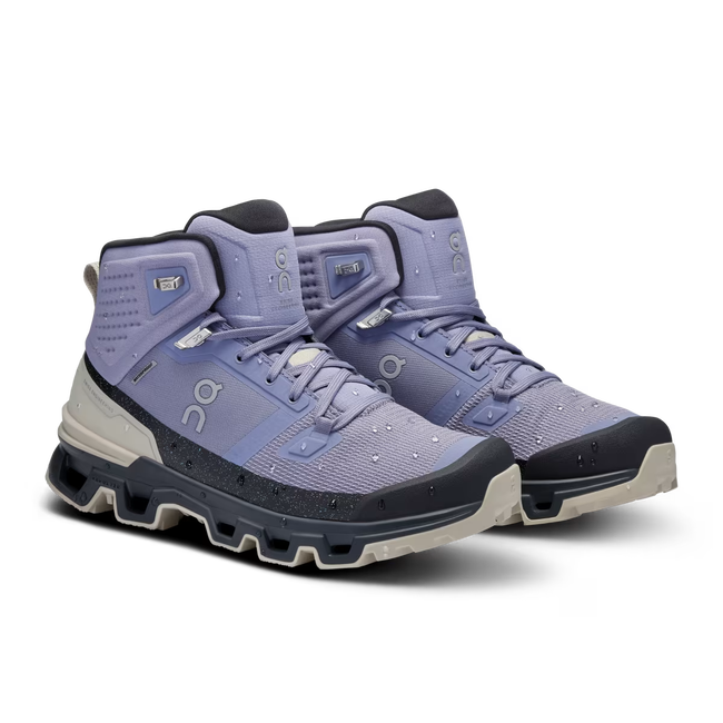 On Cloudrock 2 Waterproof - ghete sport pentru femei - Mov negru Feather|Black