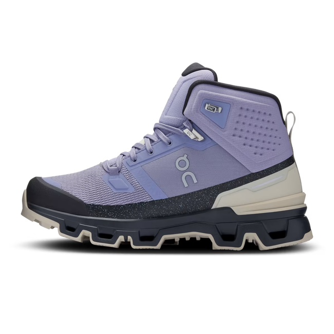 On Cloudrock 2 Waterproof - ghete sport pentru femei - Mov negru Feather|Black