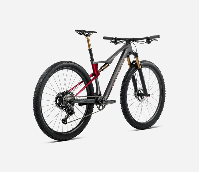 Bicicletă MTB XC full suspension Orbea OIZ M-TEAM FACTORY - Diamond Carbon View (Matt) | Cherry Red (Gloss)