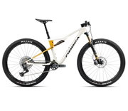 Bicicletă MTB XC full suspension Orbea OIZ M10 AXS - Ivory White (Gloss) | Bumblebee Yellow (Matt)