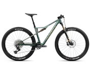 Bicicletă MTB XC full suspension Orbea OIZ M10 AXS - Seaweed Carbon View (Gloss) | Spaceship Green (Matt)
