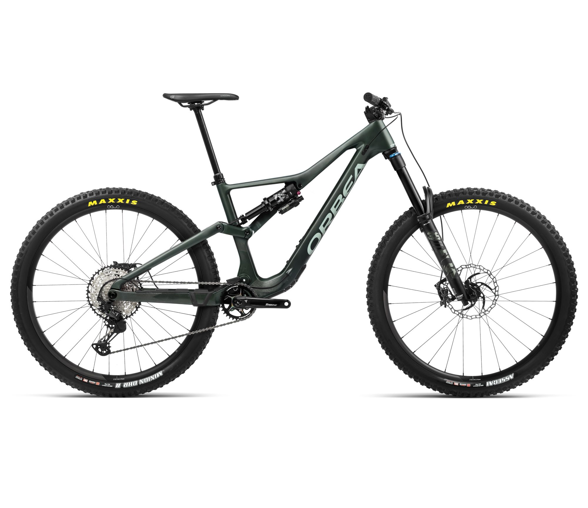 Orbea Bicicletă MTB Enduro full suspension Orbea RALLON M10 - Forest Green | Blue Stone (Gloss)