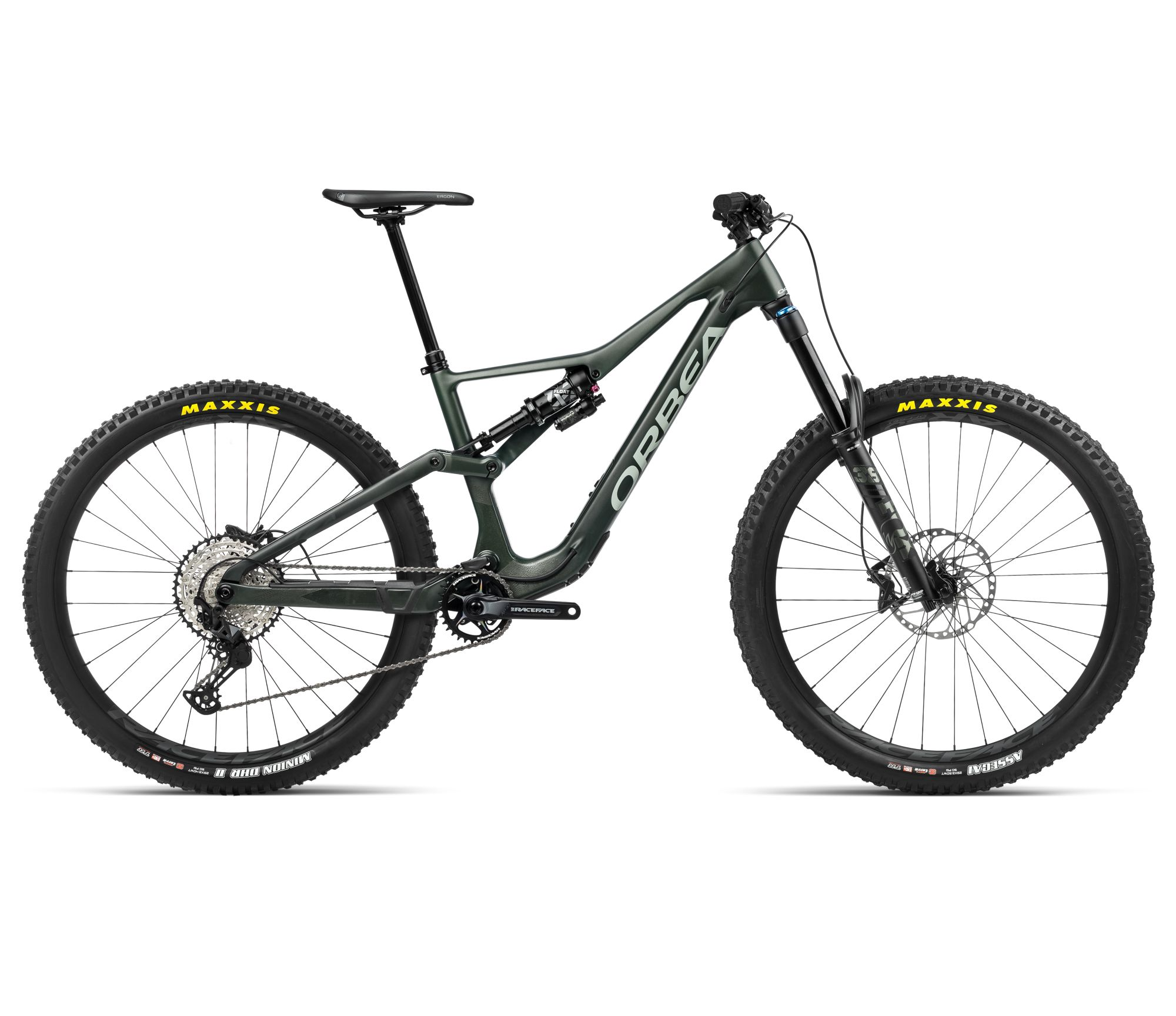 Orbea Bicicletă MTB Enduro full suspension Orbea RALLON M20 - Forest Green | Blue Stone (Gloss)