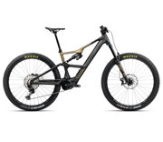 Bicicletă electrică eMTB Trail Orbea RISE LT H10 - Diamond Black | Splash Olive Green (Matt)