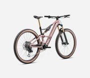 Bicicletă electrică eMTB Trail Orbea RISE LT M-TEAM 420W - Desert Rose | Carbon Raw (Matt)