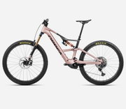 Bicicletă electrică eMTB Trail Orbea RISE LT M-TEAM 420W - Desert Rose | Carbon Raw (Matt)