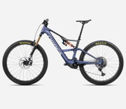 Bicicletă electrică eMTB Trail Orbea RISE LT M-TEAM 420W - Tanzanite Carbon View | Carbon Raw (Matt)