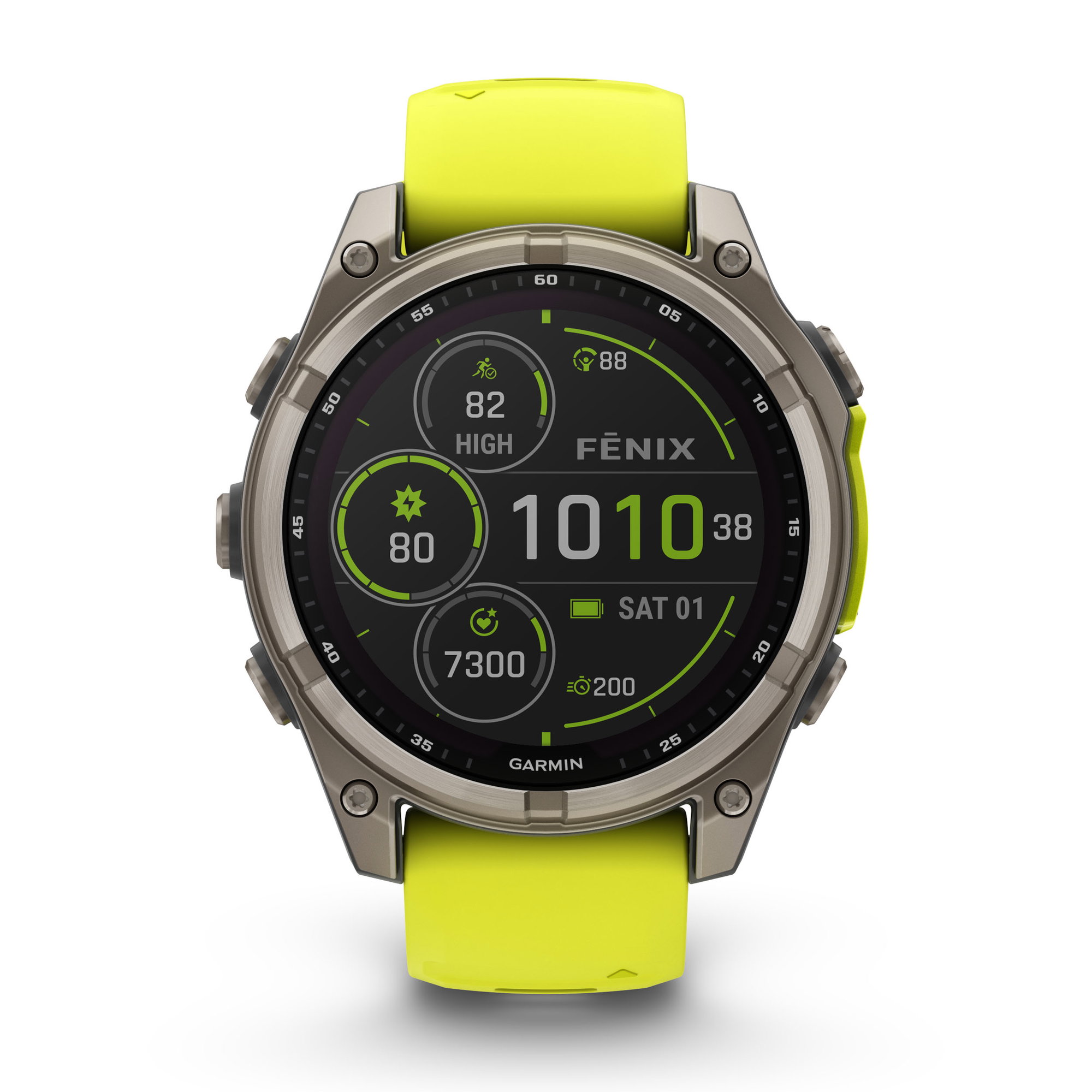 etichete autocolante Garmin fenix 8 SOLAR Sapphire 47mm - smartwatch premium GPS argintiu Titanium