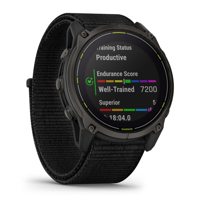 Garmin Enduro 3 Sapphire SOLAR ceas ultra multisport GPS gri titanium DLC