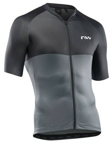 Northwave - Tricou ciclism maneca scurta barbati - Blade - gri inchis - negru