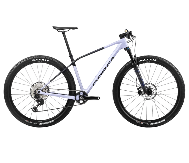 Bicicletă MTB XC hardtail Orbea ALMA M PRO - Digital Lavender (Gloss) | Carbon Raw (Matt)