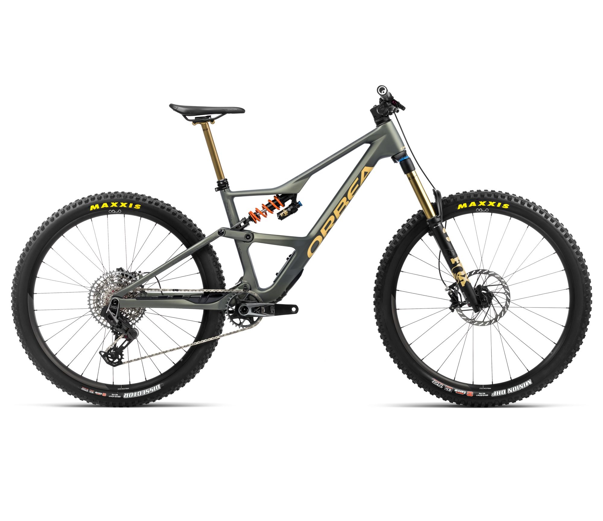 jabra speak 510 Bicicletă MTB All Mountain full suspension Orbea OCCAM LT M-TEAM - Spaceship Green | Corn Yellow (Matt)