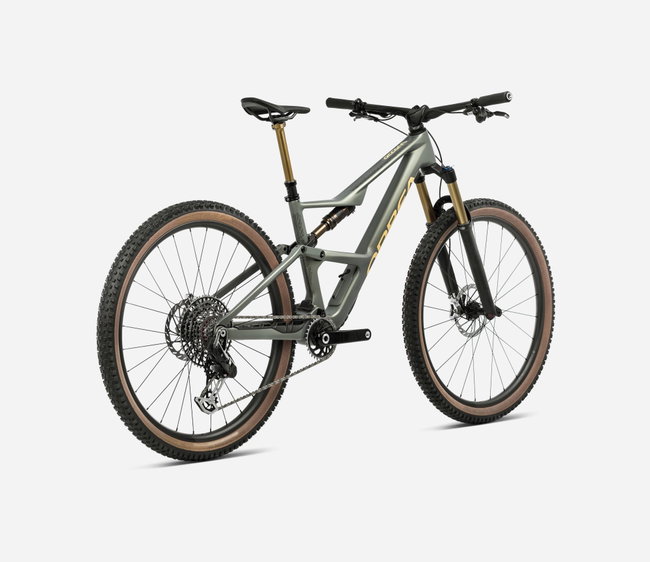 Bicicletă MTB All Mountain full suspension Orbea OCCAM LT M-TEAM - Spaceship Green | Corn Yellow (Matt)