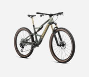Bicicletă MTB Trail full suspension Orbea OCCAM SL M10 - Spaceship Green | Corn Yellow (Matt)