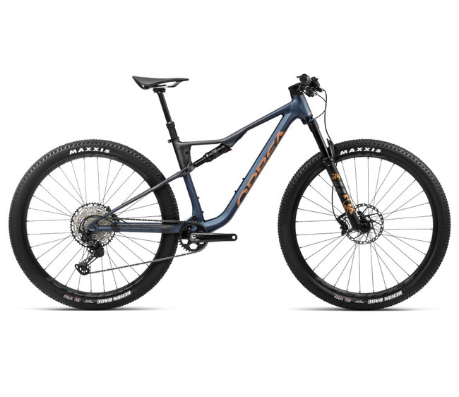 Orbea OIZ H10 Moondust Blue-Leo Orange (Matt) - măsura S - bicicletă MTB XC full suspension