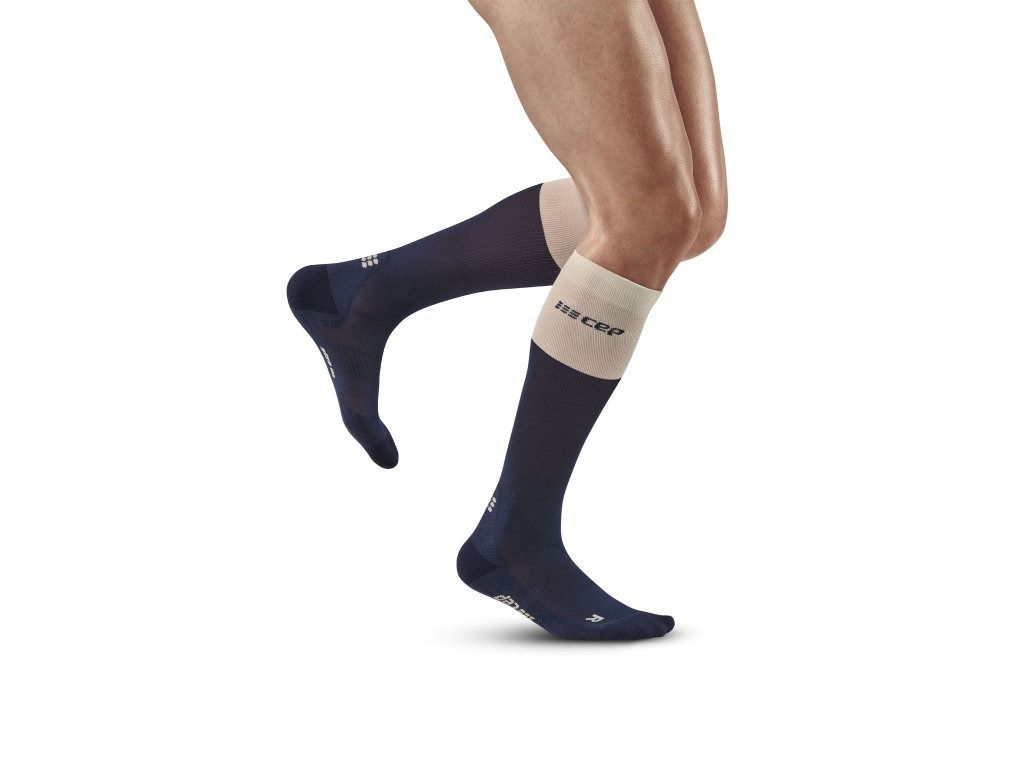 Sporting Goods CEP - sosete compresie inalte - Bloom Socks Running tall - Blue
