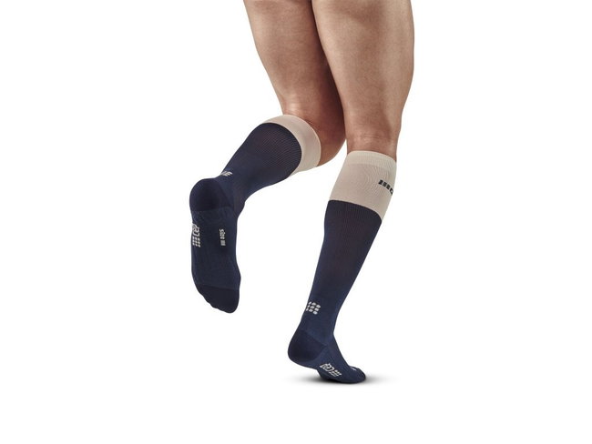 CEP - sosete compresie inalte - Bloom Socks Running tall - Blue