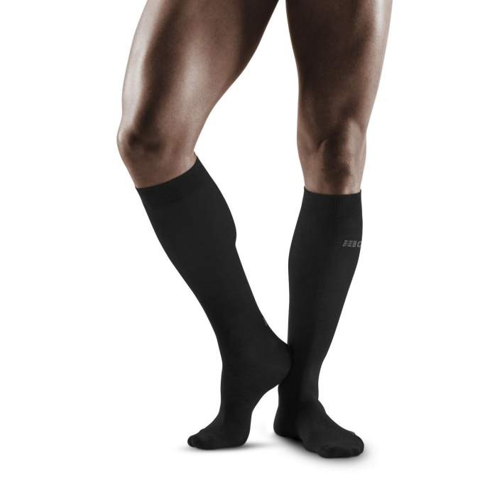 aparate de recuperare medicala CEP - sosete de recuperare inalte - Allday Recovery Compression Socks - Anthracite