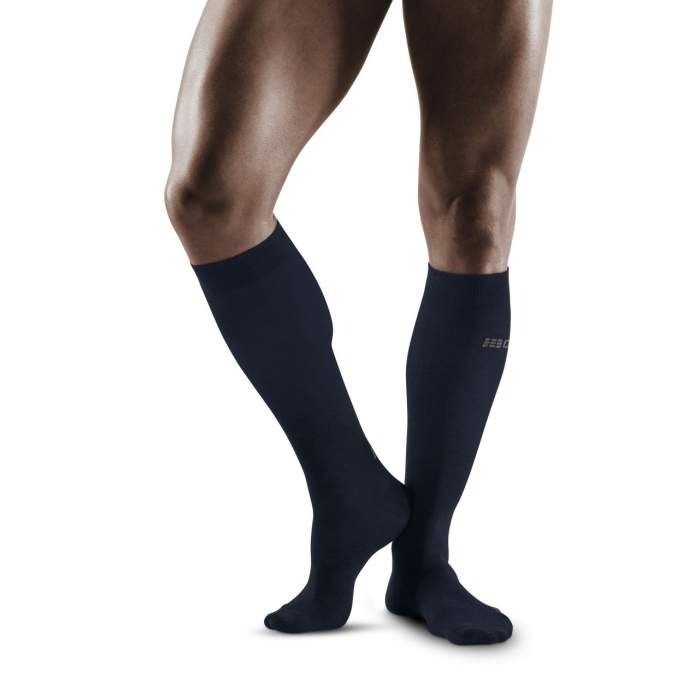 aparate de recuperare medicala CEP - sosete de recuperare inalte - Allday Recovery Compression Socks - Dark Blue