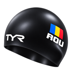 TYR casca inot silicon Romania - negru tricolor