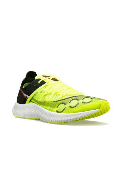 Saucony - pantofi alergare pentru barbati - Sinister - citron I black