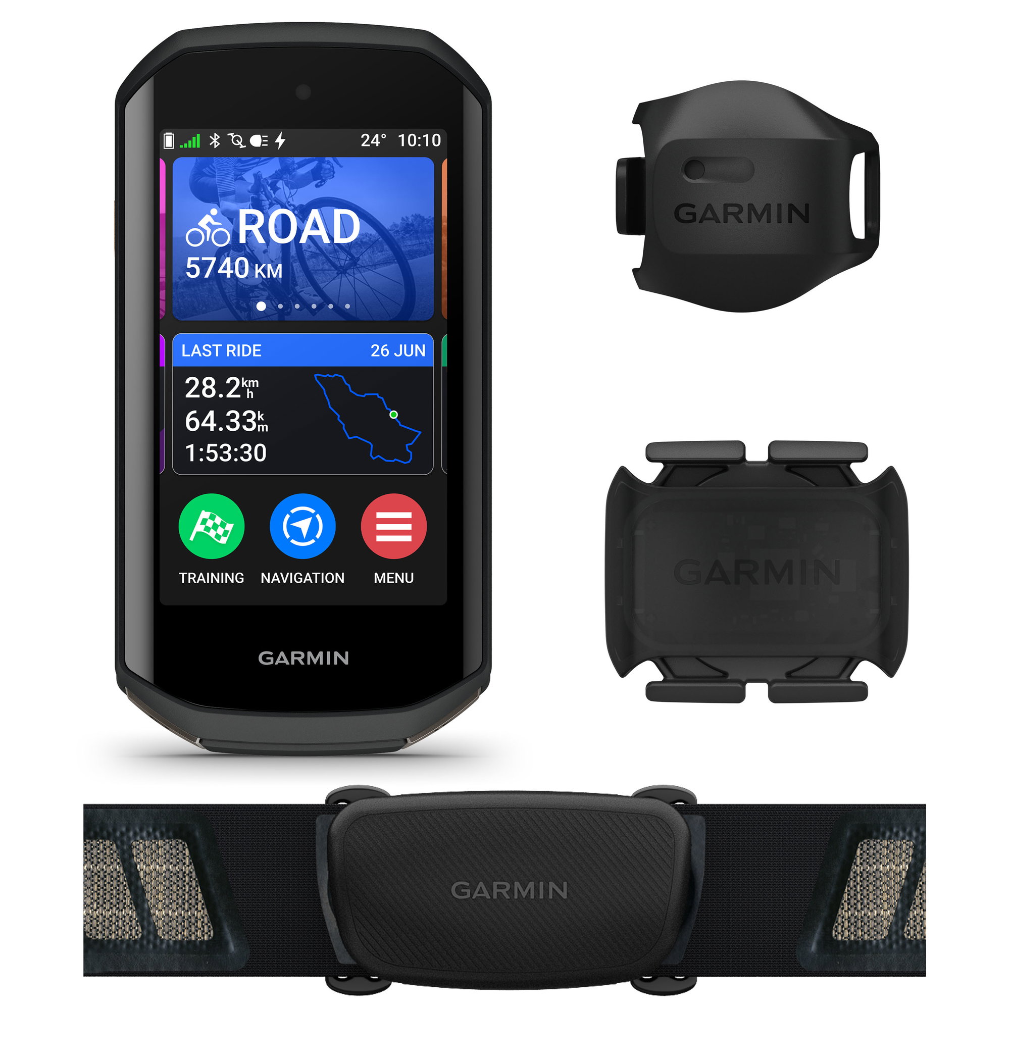 Bicycle Computers Garmin Edge 1050 - ciclocomputer cu GPS pachet bundle