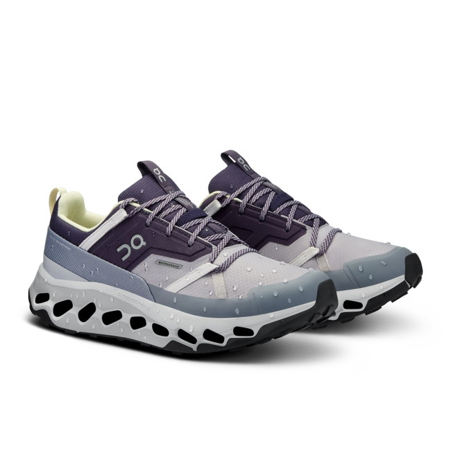 On - pantofi alergare - Cloudhorizon WP W - gri deschis albastru mov