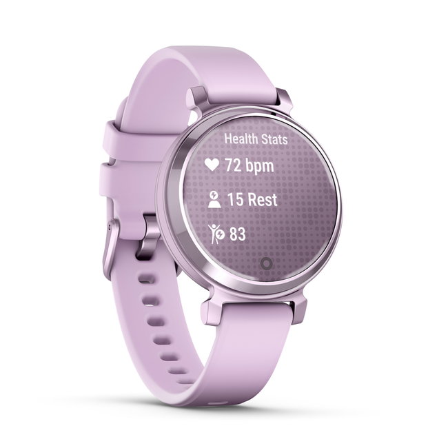 Garmin - Lily 2 smartwatch - Lila metalic - curea lila din silicon