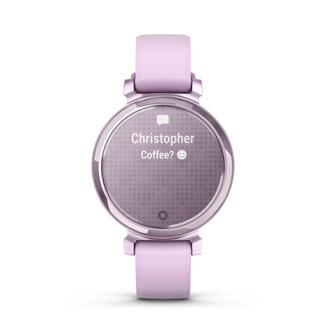 Garmin - Lily 2 smartwatch - Lila metalic - curea lila din silicon