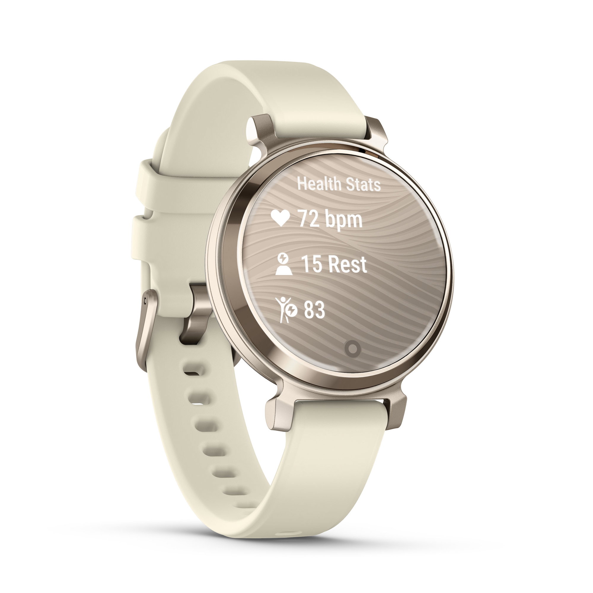 Garmin - Lily 2 smartwatch - crem auriu, curea nucă de cocos din