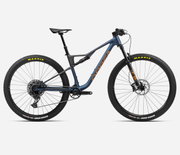 Orbea OIZ H20 Moondust Blue-Leo Orange - măsura S - bicicletă MTB XC full suspension