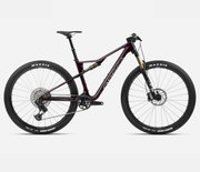 Orbea OIZ M-TEAM AXS Wine Red Carbon View - Titan (Gloss) - măsura S - bicicletă MTB XC full suspension