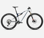 Orbea OIZ M10 Halo Silver-Blue Carbon View (Gloss) - măsura S - bicicletă MTB XC full suspension