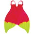 Finis - labe inot adulti Luna Monofin - roz inchis pepene verde fluo