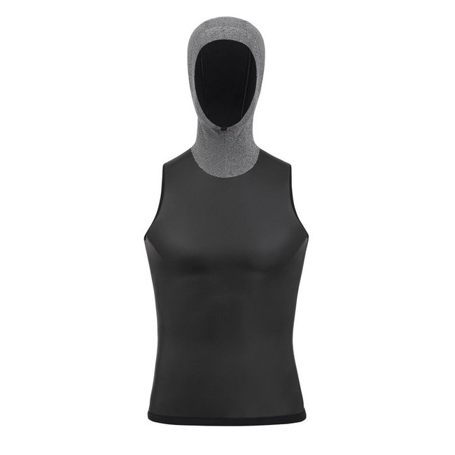 Orca -Vesta neopren pentru barbati cu gluga inot apa rece Heatseeker Hood vest - negru
