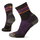 Smartwool - sosete sport Run Zero Cushion Mid Crew socks pentru femei - gri inchis negru visiniu