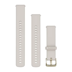Garmin - curea silicon - Quick Release 18 watch band - Venu3s - Ivory I Soft Gold