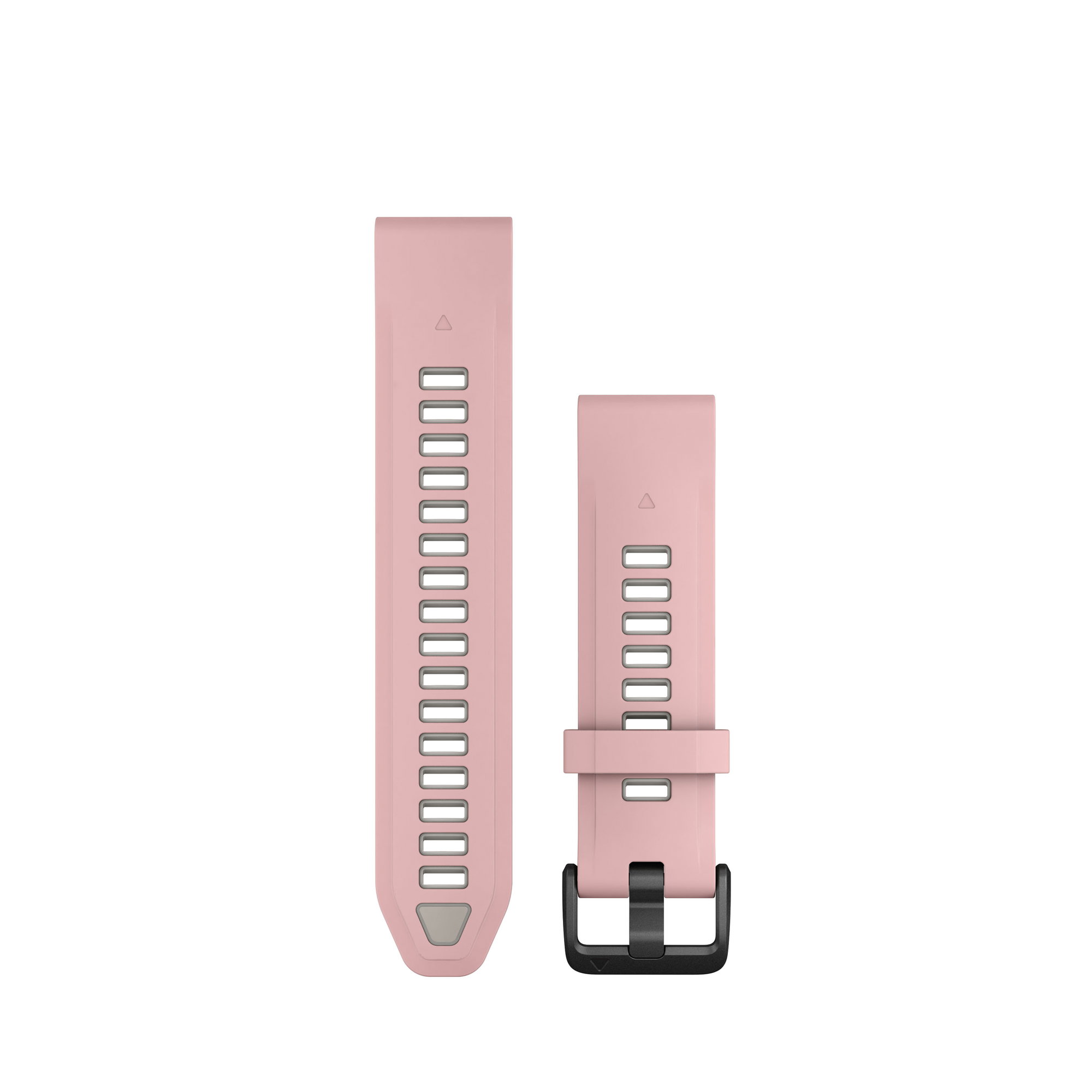 Watch Bands Garmin curea silicon QuickFit 20 - Dust rose | Fog gray Silicone