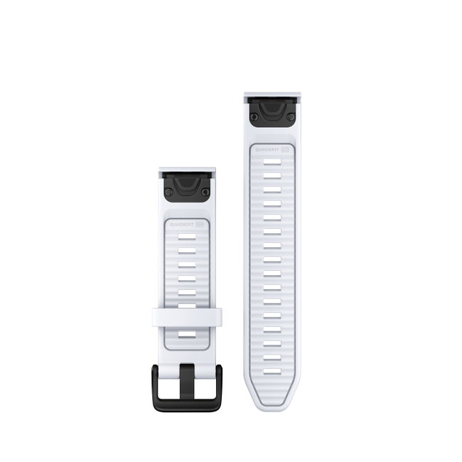 Garmin curea silicon QuickFit 20 - alb Whitestone Silicone