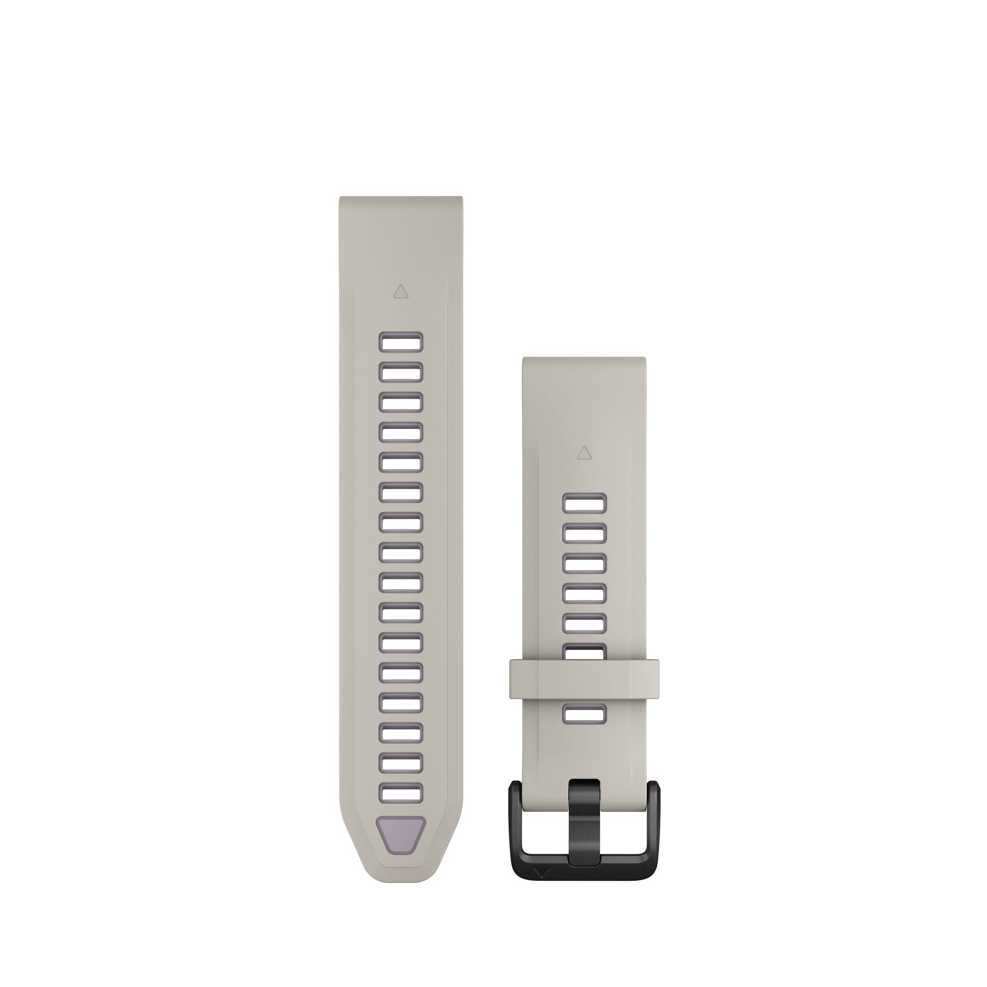 Watch Bands Garmin curea silicon QuickFit 20 - gri Fog gray | Lavender Silicone