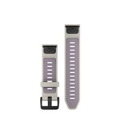 Garmin curea silicon QuickFit 20 - gri Fog gray | Lavender Silicone