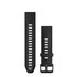 Garmin QuickFit 20 - curea silicon - rosu Flame|gri Graphite